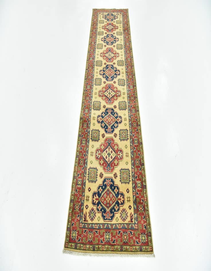 Detail image of  2' 9 x 9' 10  Hand Knotted Kazak Runner Rug