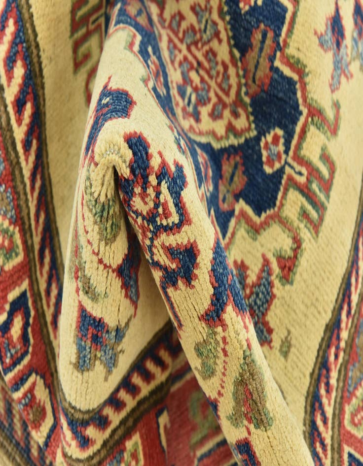 Detail image of  2' 9 x 10'  Hand Knotted Kazak Runner Rug