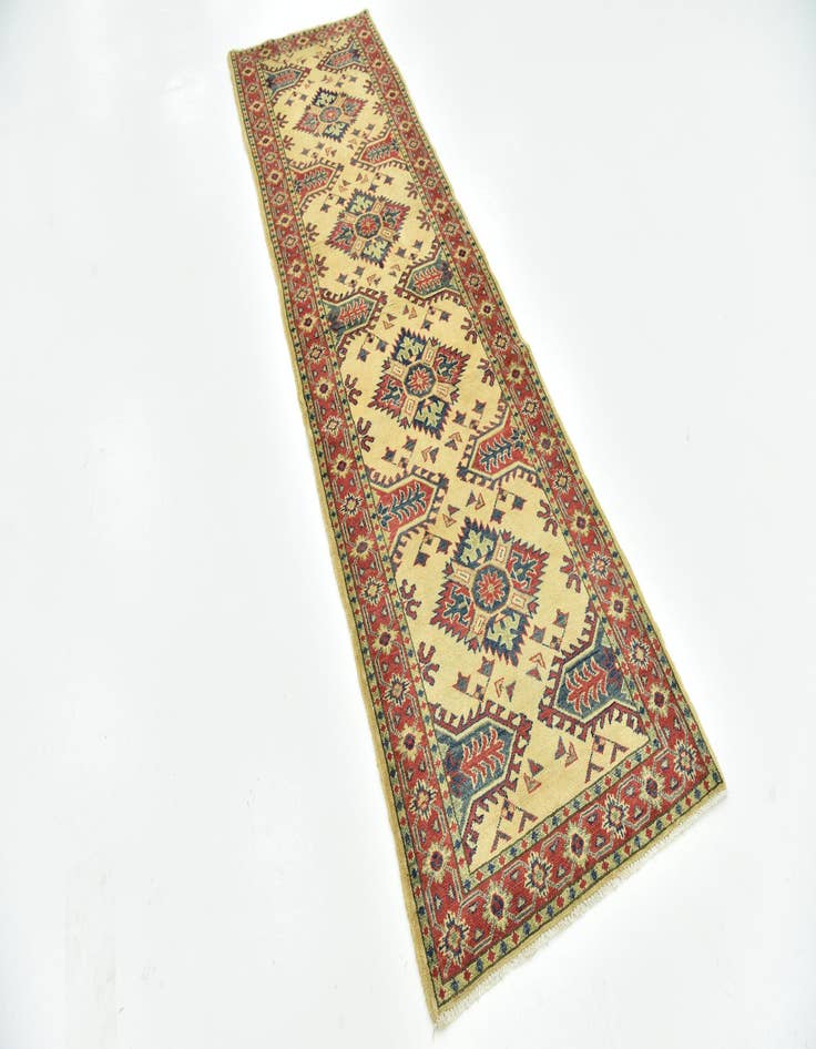 Detail image of  2' 9 x 9' 6  Hand Knotted Kazak Runner Rug