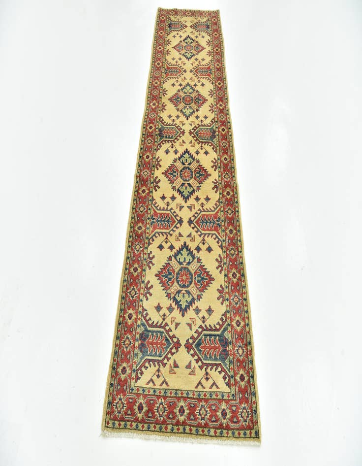 Detail image of  2' 9 x 9' 6  Hand Knotted Kazak Runner Rug