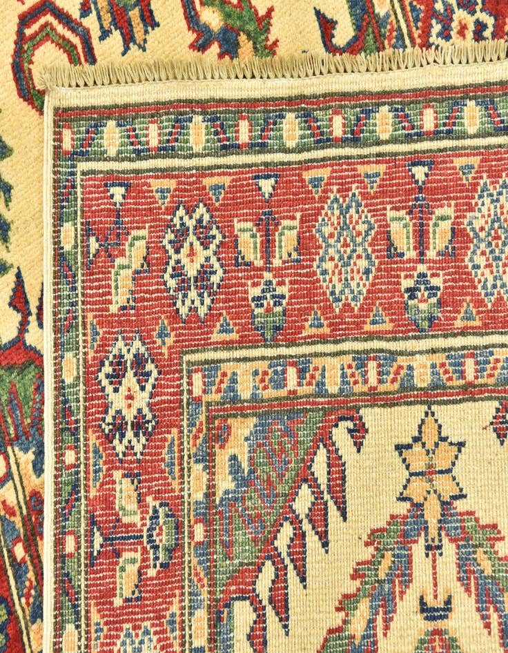 Detail image of  2' 8 x 9' 9  Hand Knotted Kazak Runner Rug