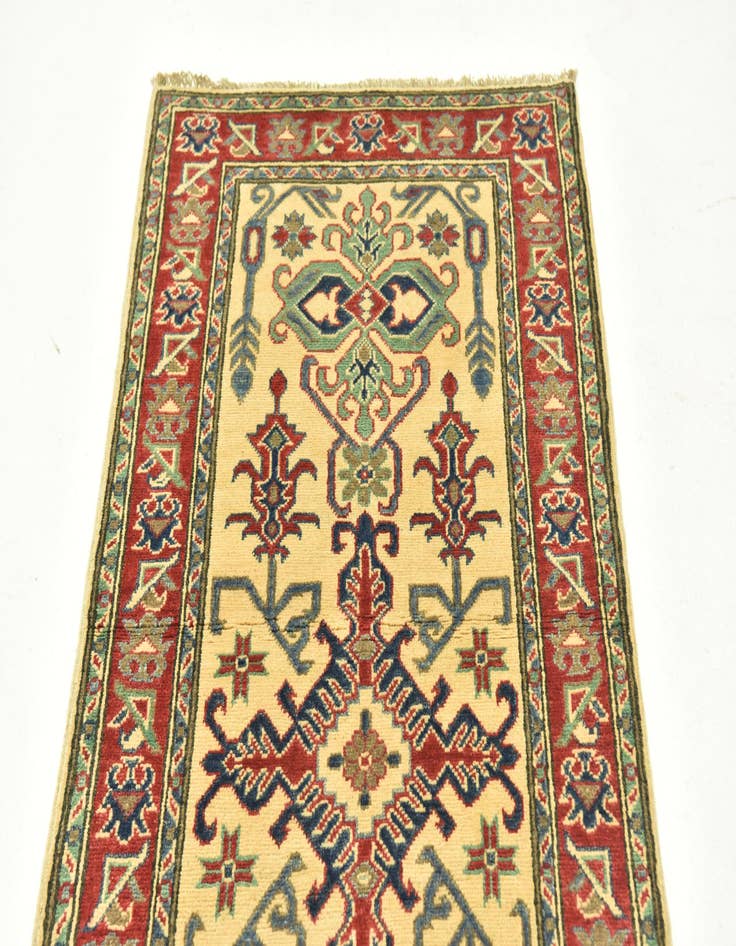 Detail image of  2' 8 x 9' 10  Hand Knotted Kazak Runner Rug