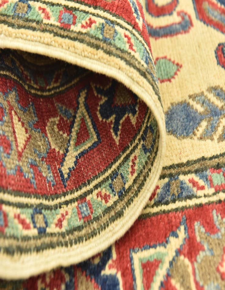 Detail image of  2' 8 x 9' 10  Hand Knotted Kazak Runner Rug