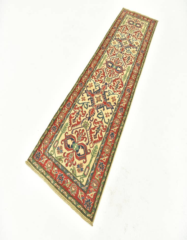 Detail image of  2' 9 x 9' 9  Hand Knotted Kazak Runner Rug