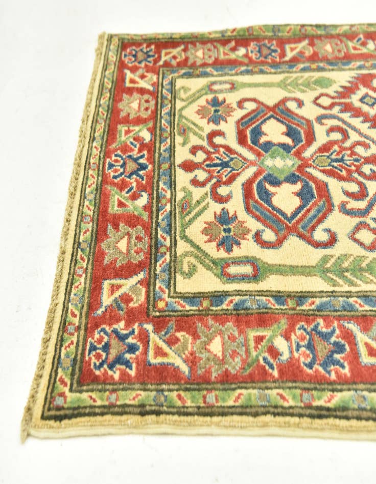 Detail image of  2' 9 x 9' 9  Hand Knotted Kazak Runner Rug
