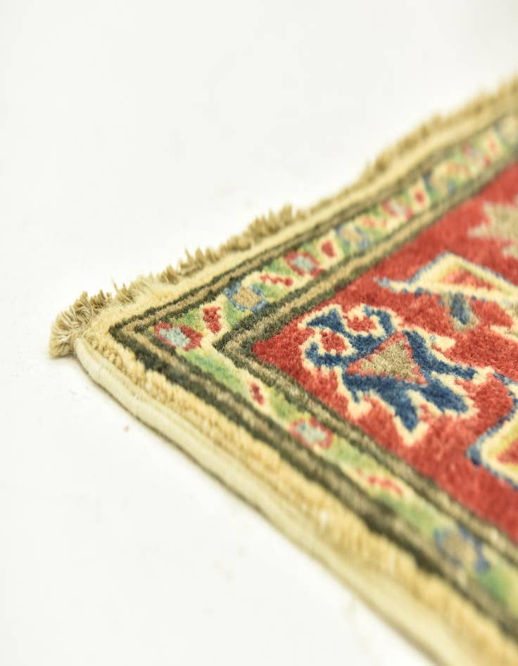 Detail image of  2' 9 x 9' 9  Hand Knotted Kazak Runner Rug
