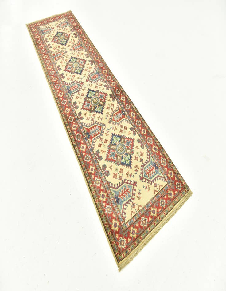 Detail image of  2' 9 x 9' 7  Hand Knotted Kazak Runner Rug
