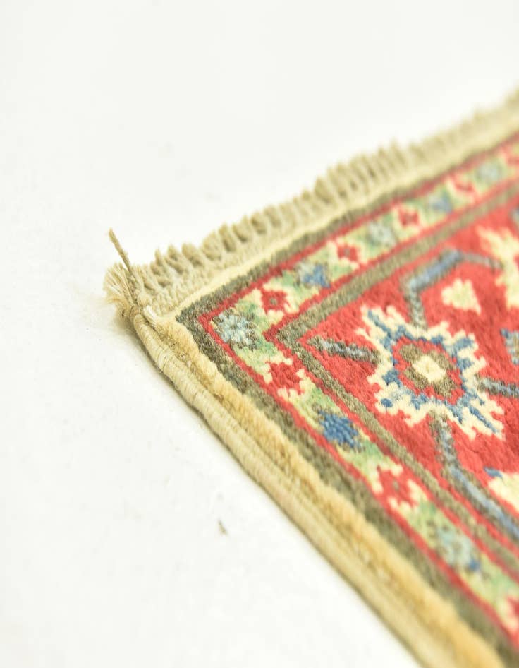 Detail image of  2' 9 x 9' 7  Hand Knotted Kazak Runner Rug