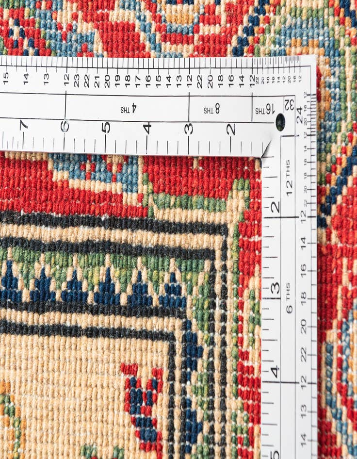 Detail image of  2' 9 x 9' 9  Hand Knotted Kazak Runner Rug