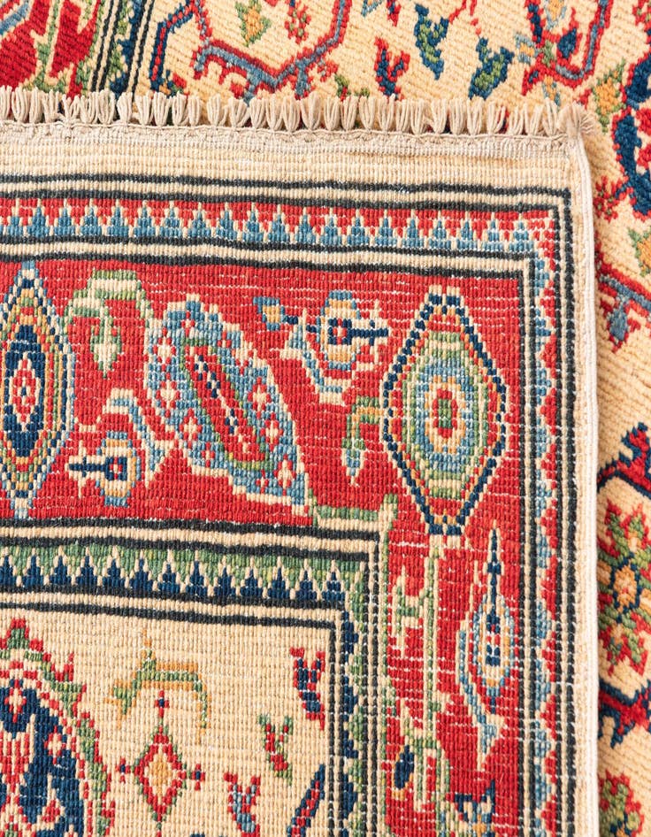 Detail image of  2' 9 x 9' 9  Hand Knotted Kazak Runner Rug