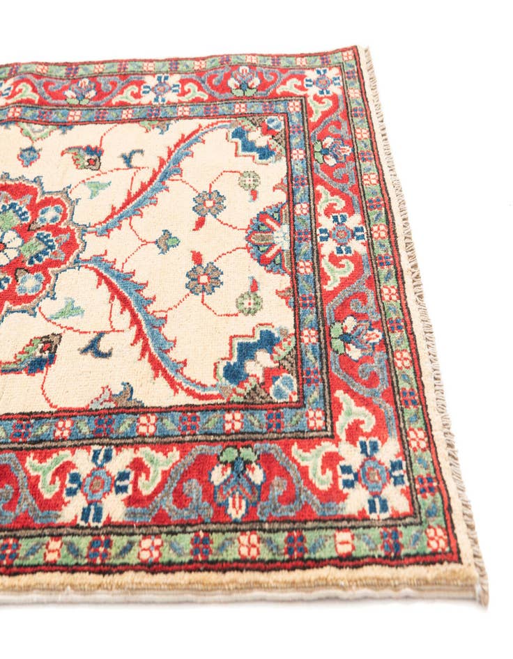 Detail image of  2' 8 x 9' 8  Hand Knotted Kazak Runner Rug