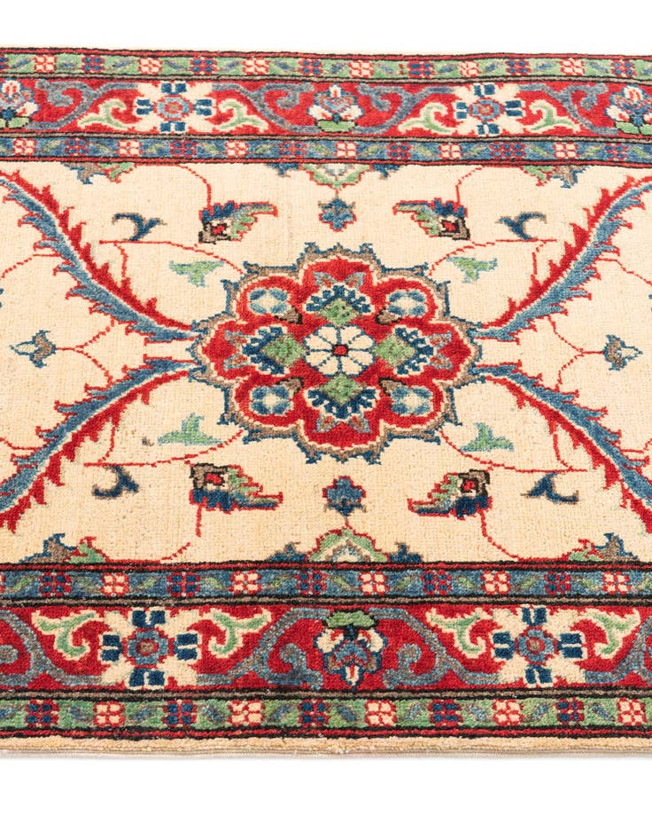 Detail image of  2' 8 x 9' 8  Hand Knotted Kazak Runner Rug
