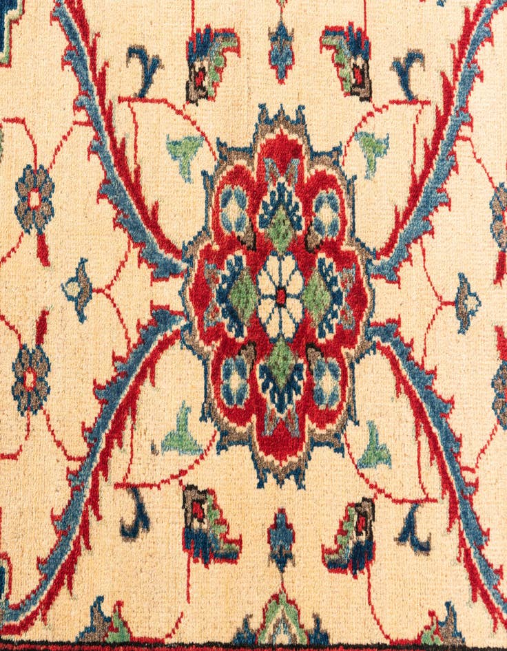 Detail image of  2' 8 x 9' 8  Hand Knotted Kazak Runner Rug