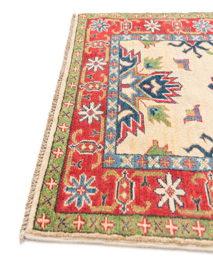 Detail image of  2' 8 x 9' 9  Hand Knotted Kazak Runner Rug