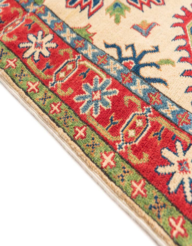 Detail image of  2' 8 x 9' 9  Hand Knotted Kazak Runner Rug