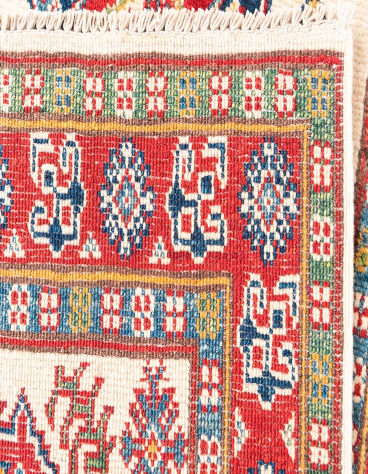 Detail image of  2' 9 x 9' 8  Hand Knotted Kazak Runner Rug