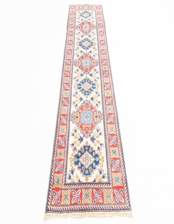 Detail image of  2' 9 x 9' 5  Hand Knotted Kazak Runner Rug