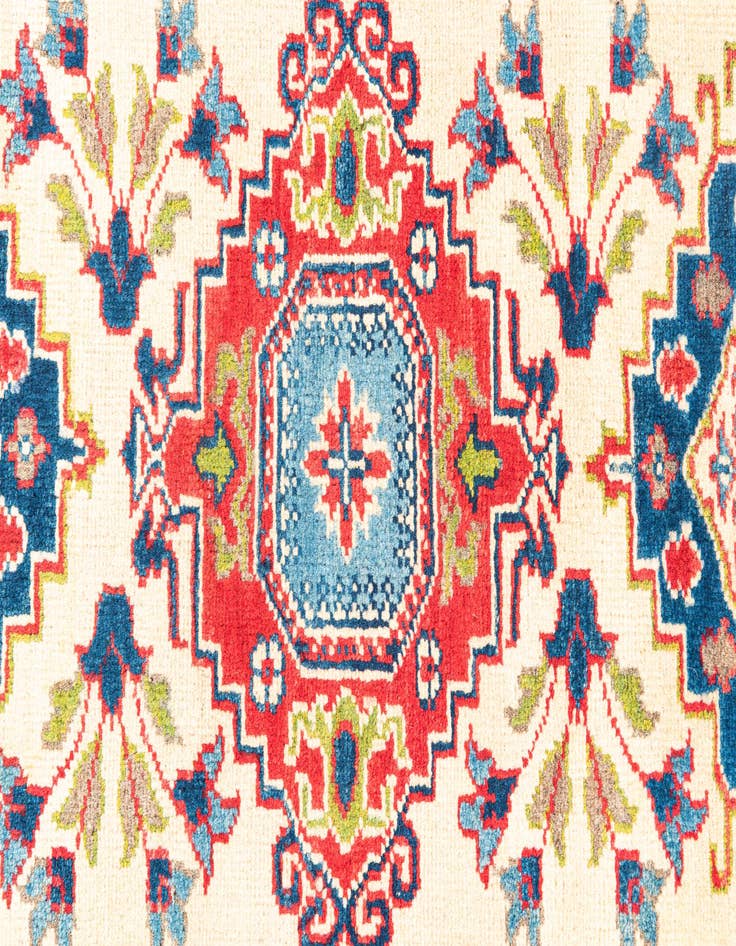 Detail image of  2' 9 x 9' 5  Hand Knotted Kazak Runner Rug