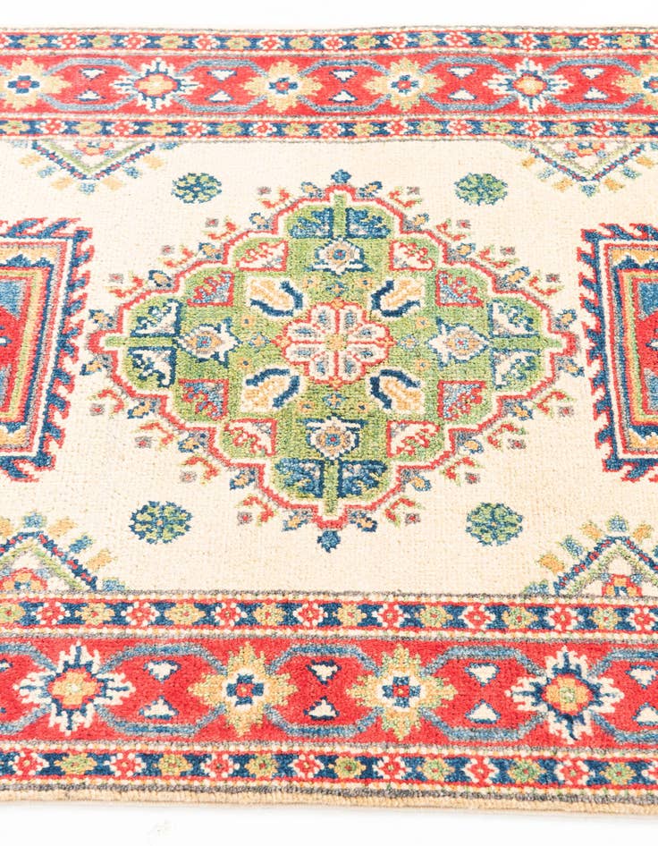 Detail image of  2' 8 x 10'  Hand Knotted Kazak Runner Rug