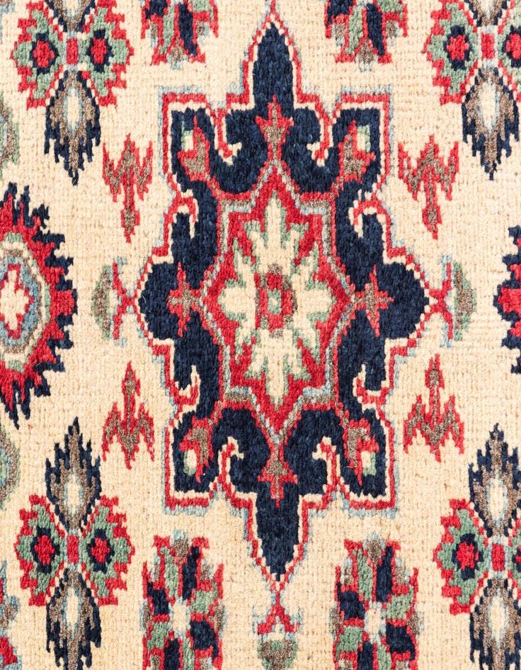 Detail image of  2' x 6' 3  Hand Knotted Kazak Runner Rug