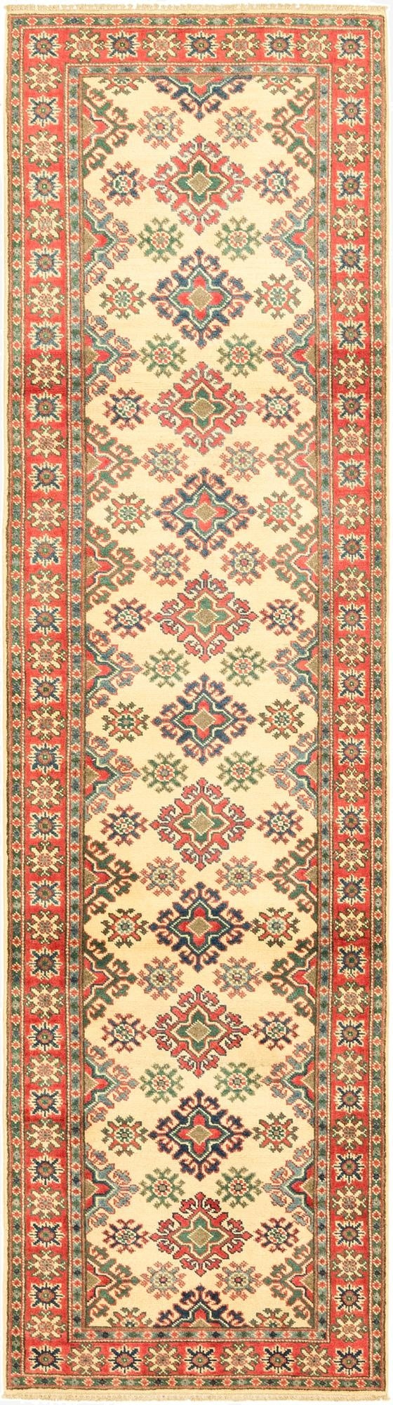  2' 8 x 10' 4  Hand Knotted Kazak Runner Rug