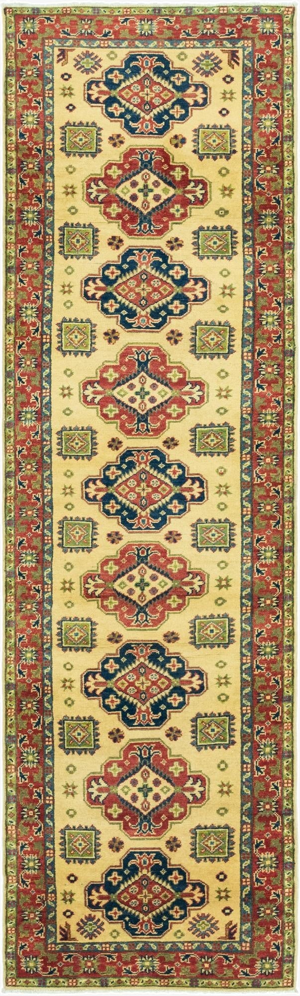  2' 9 x 9' 10  Hand Knotted Kazak Runner Rug