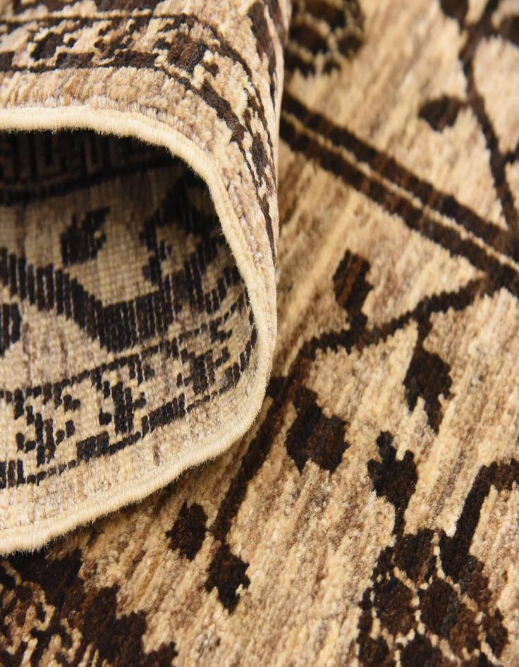 Detail image of  3' x 9' 7  Hand Knotted Khotan Ziegler Oriental Runner Rug