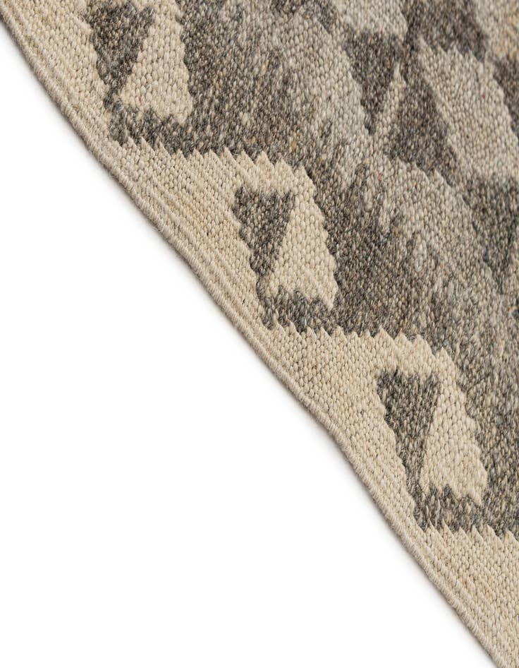Detail image of  2' 9 x 9' 9  Hand Woven Kilim Maymana Wool Runner Rug