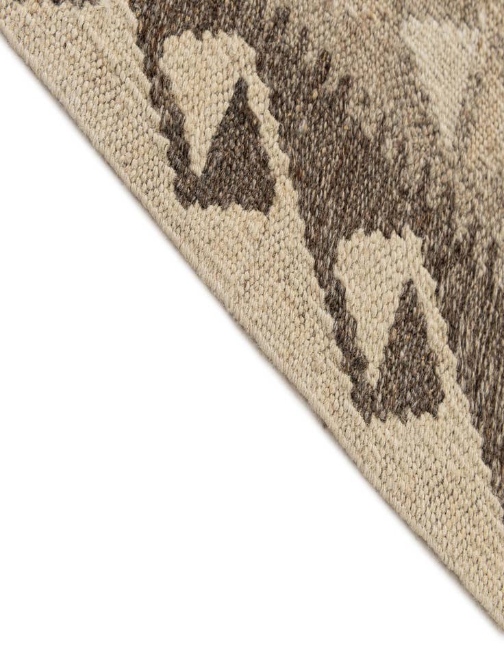 Detail image of  2' 9 x 9' 6  Hand Woven Kilim Maymana Wool Runner Rug