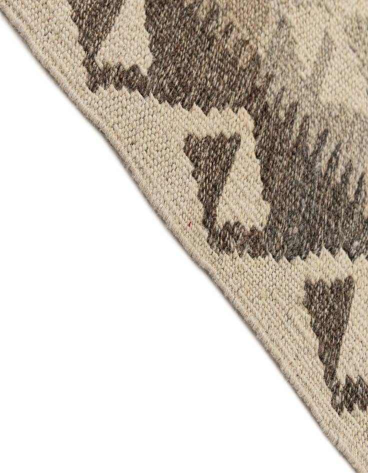 Detail image of  2' 9 x 9' 10  Hand Woven Kilim Maymana Wool Runner Rug