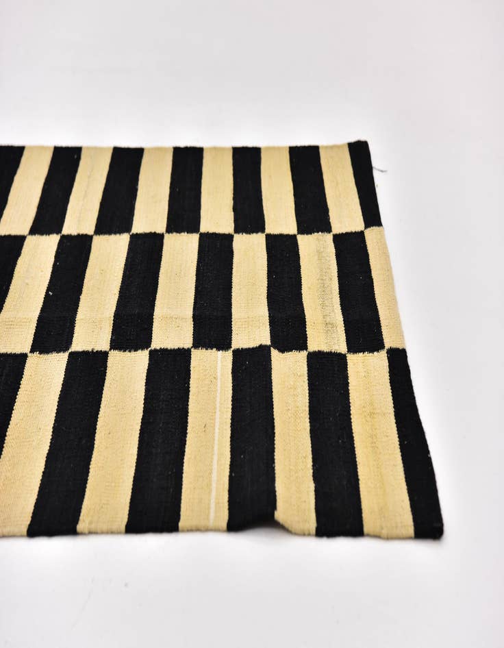 Detail image of  2' 9 x 9' 9  Hand Woven Kilim Modern Wool Runner Rug