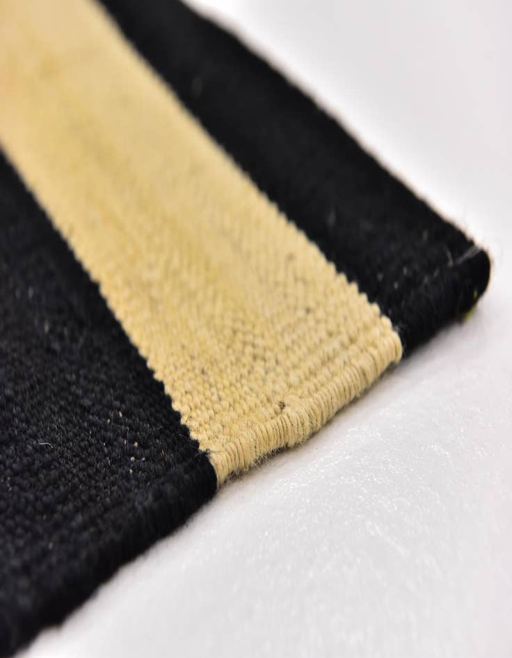 Detail image of  2' 9 x 9' 9  Hand Woven Kilim Modern Wool Runner Rug