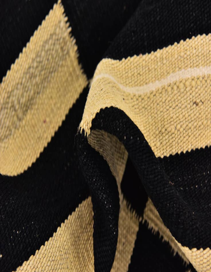 Detail image of  2' 9 x 9' 9  Hand Woven Kilim Modern Wool Runner Rug