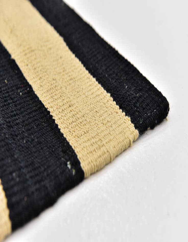 Detail image of  2' 10 x 9' 10  Hand Woven Kilim Modern Wool Runner Rug