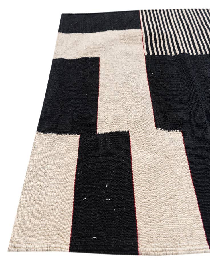 Detail image of  2' 8 x 9' 3  Hand Woven Kilim Modern Wool Runner Rug