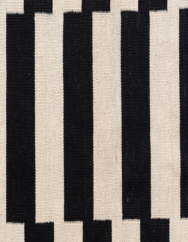 Detail image of 2' 8 x 13' 4 Hand Woven Kilim Modern Wool Runner Rug