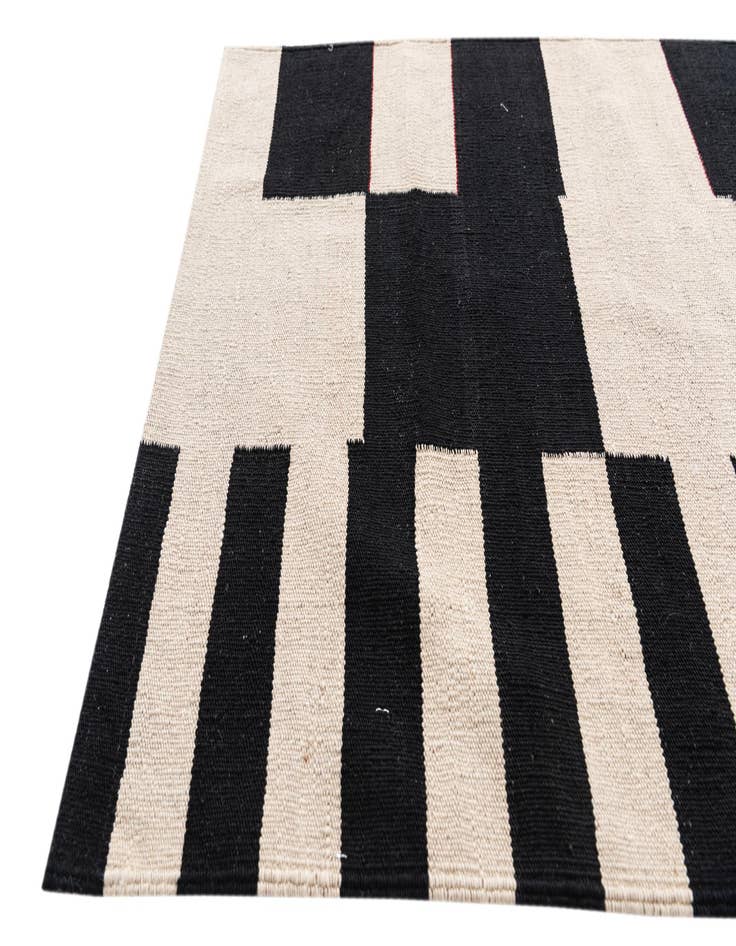 Detail image of  2' 9 x 9' 7  Hand Woven Kilim Modern Wool Runner Rug