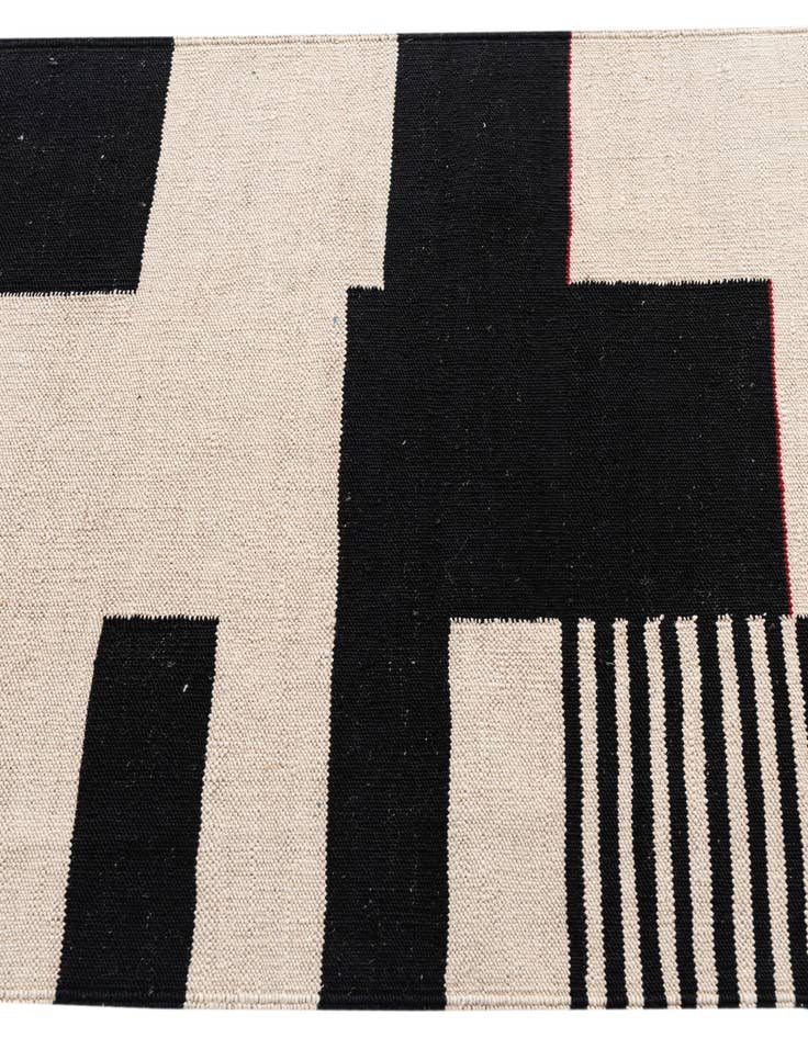 Detail image of  2' 9 x 9' 7  Hand Woven Kilim Modern Wool Runner Rug