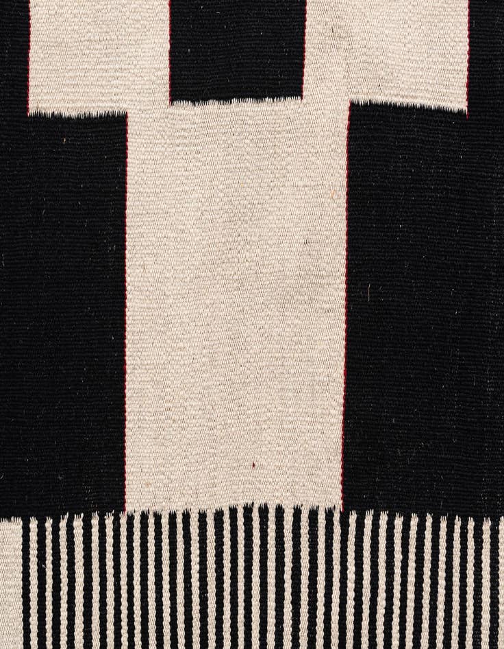 Detail image of  2' 9 x 9' 7  Hand Woven Kilim Modern Wool Runner Rug