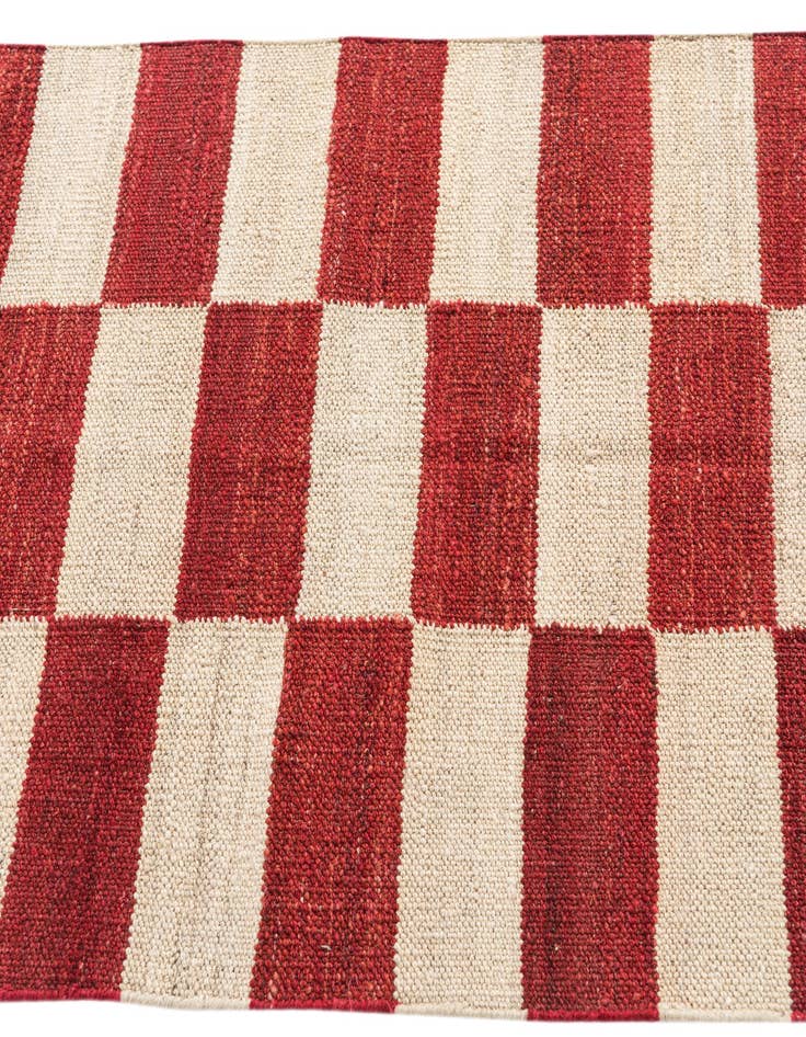 Detail image of  2' 6 x 7' 6  Hand Woven Kilim Modern Wool Runner Rug