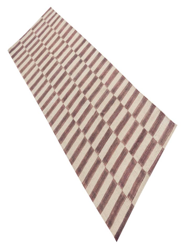 Detail image of  2' 6 x 7' 1  Hand Woven Kilim Modern Wool Runner Rug