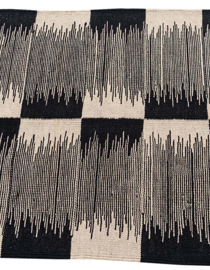 Detail image of  2' 6 x 8' 5  Hand Woven Kilim Modern Wool Runner Rug