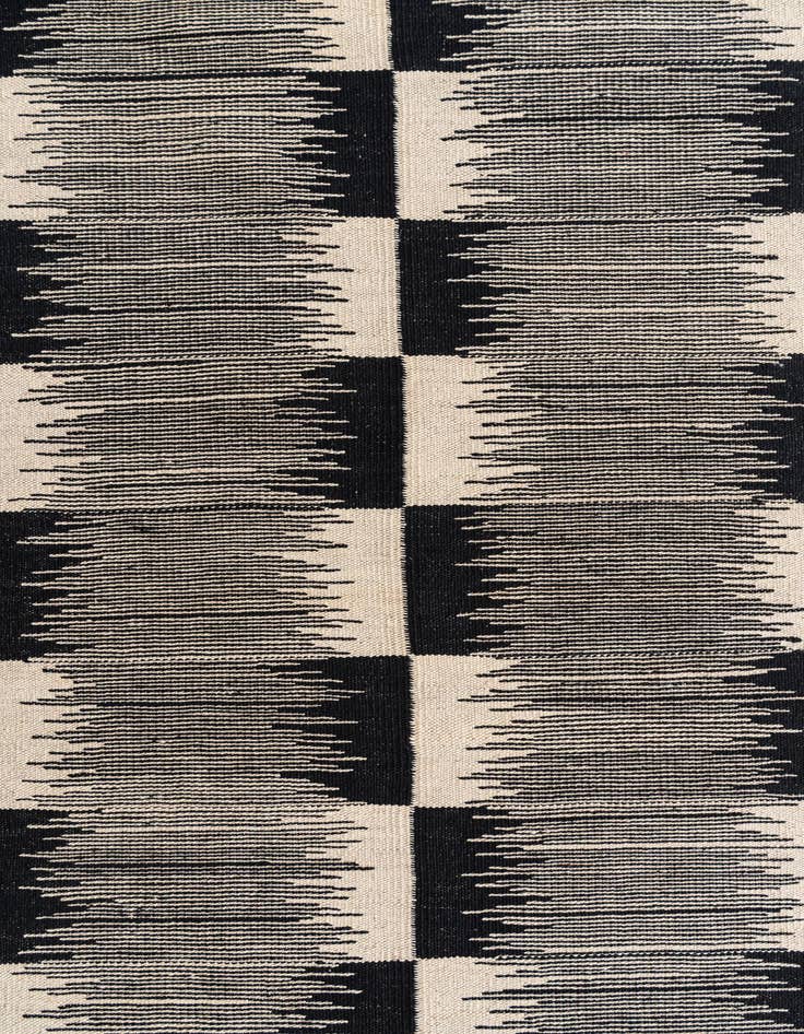Detail image of  2' 6 x 8' 5  Hand Woven Kilim Modern Wool Runner Rug
