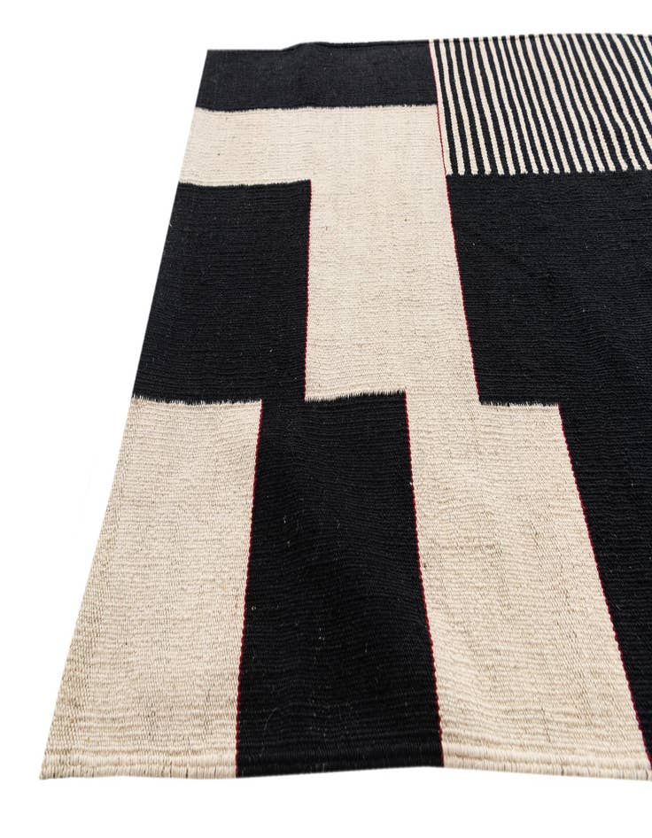 Detail image of  2' 9 x 9' 8  Hand Woven Kilim Modern Wool Runner Rug