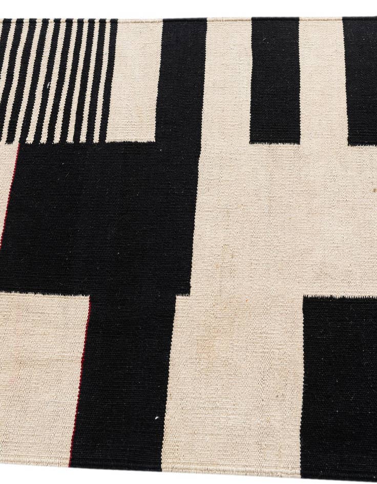 Detail image of  2' 9 x 9' 8  Hand Woven Kilim Modern Wool Runner Rug