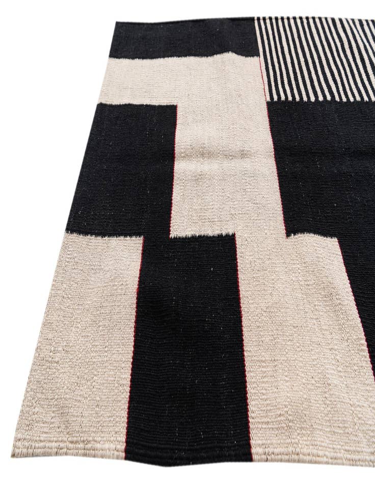 Detail image of  2' 8 x 9' 7  Hand Woven Kilim Modern Wool Runner Rug