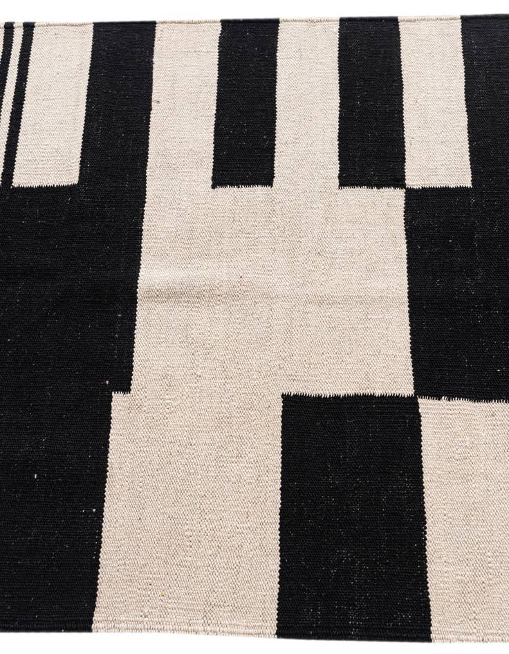 Detail image of  2' 8 x 9' 7  Hand Woven Kilim Modern Wool Runner Rug