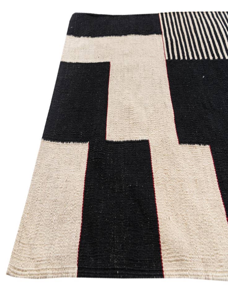 Detail image of  2' 9 x 9' 7  Hand Woven Kilim Modern Wool Runner Rug