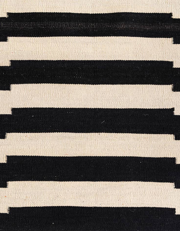 Detail image of  2' 10 x 9' 8  Hand Woven Kilim Modern Wool Runner Rug