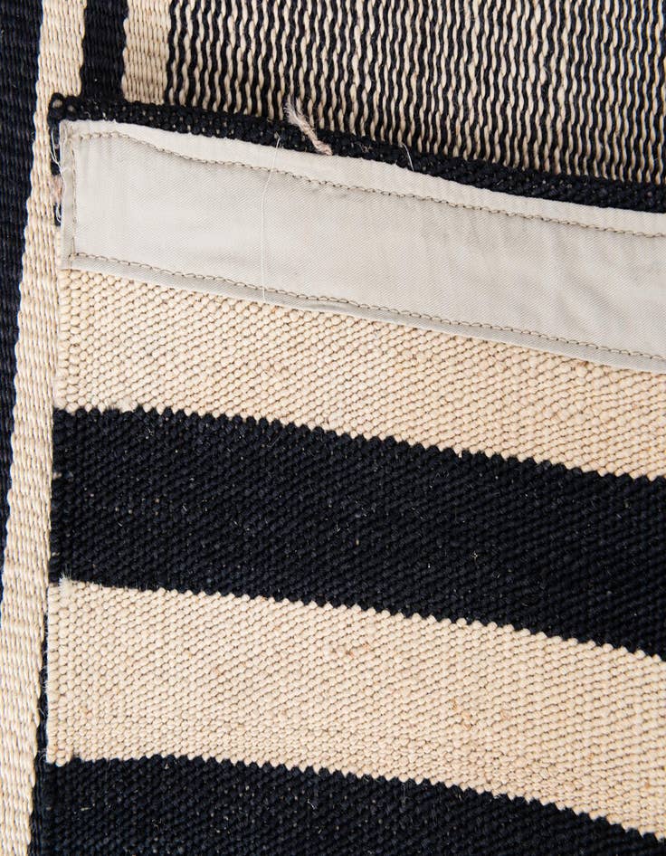 Detail image of 2' 8 x 9' 9 Hand Woven Kilim Modern Wool Runner Rug